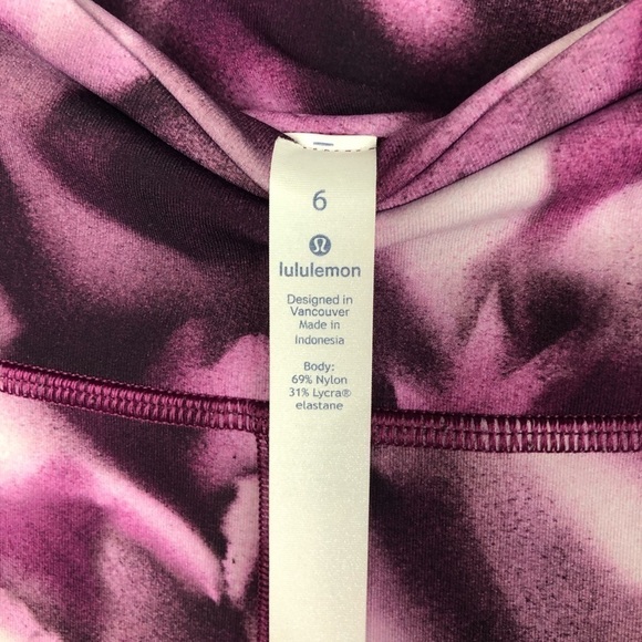 Lululemon Wunder Under Crop Hi-Rise 21" Blush Blossom Alpine White Candy Pink 6 - Picture 6 of 8